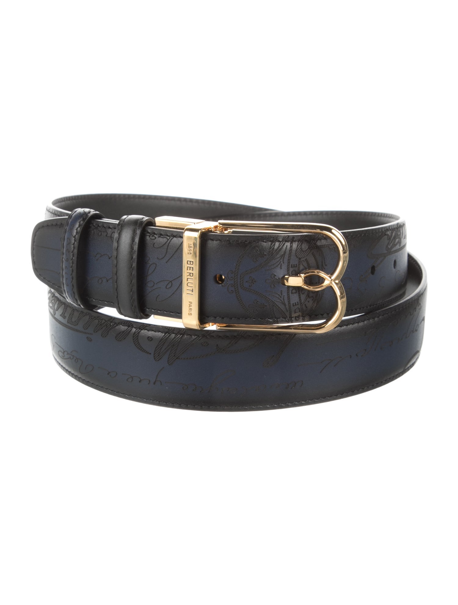 Berluti Leather Waist Belt