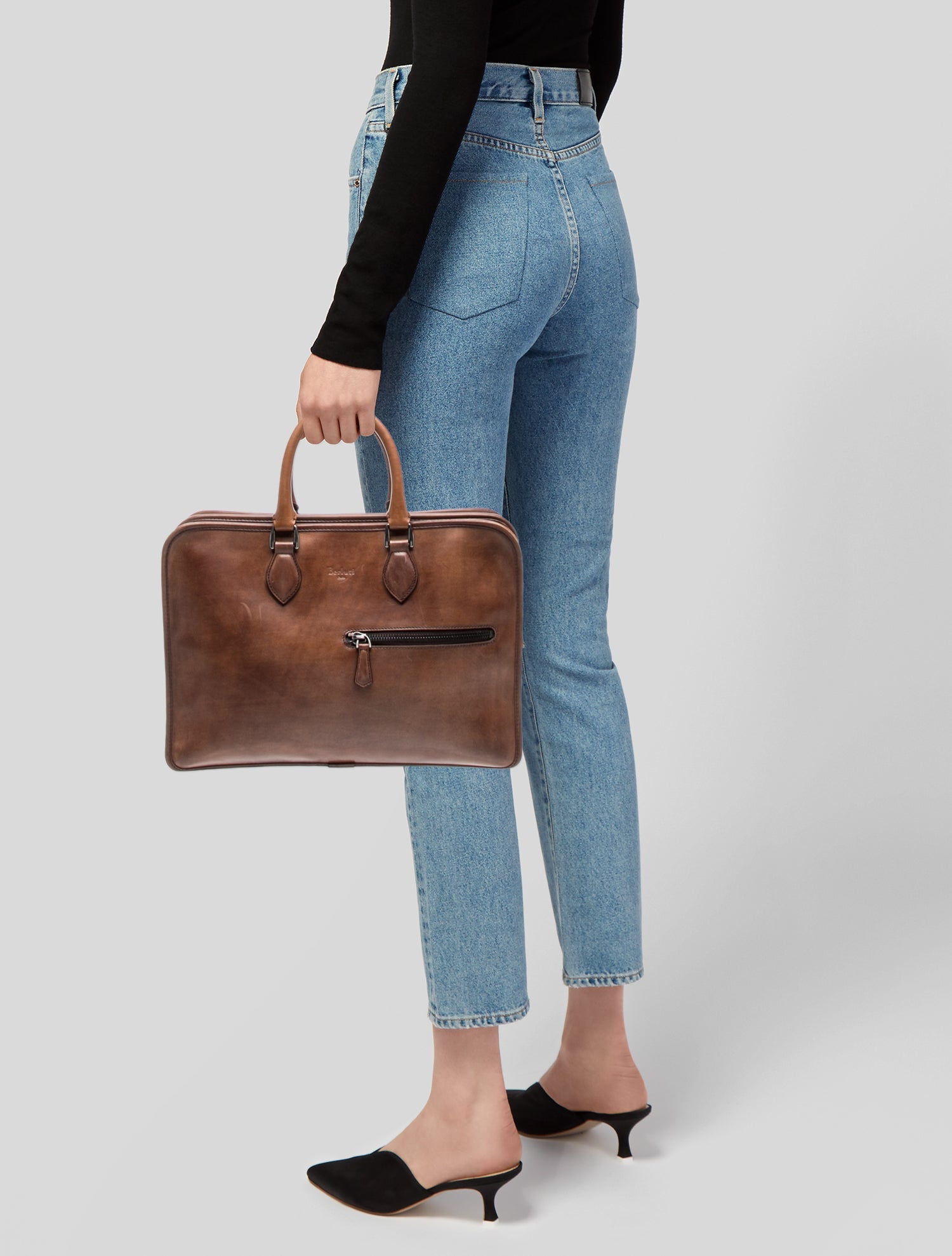 Berluti Leather Briefcase