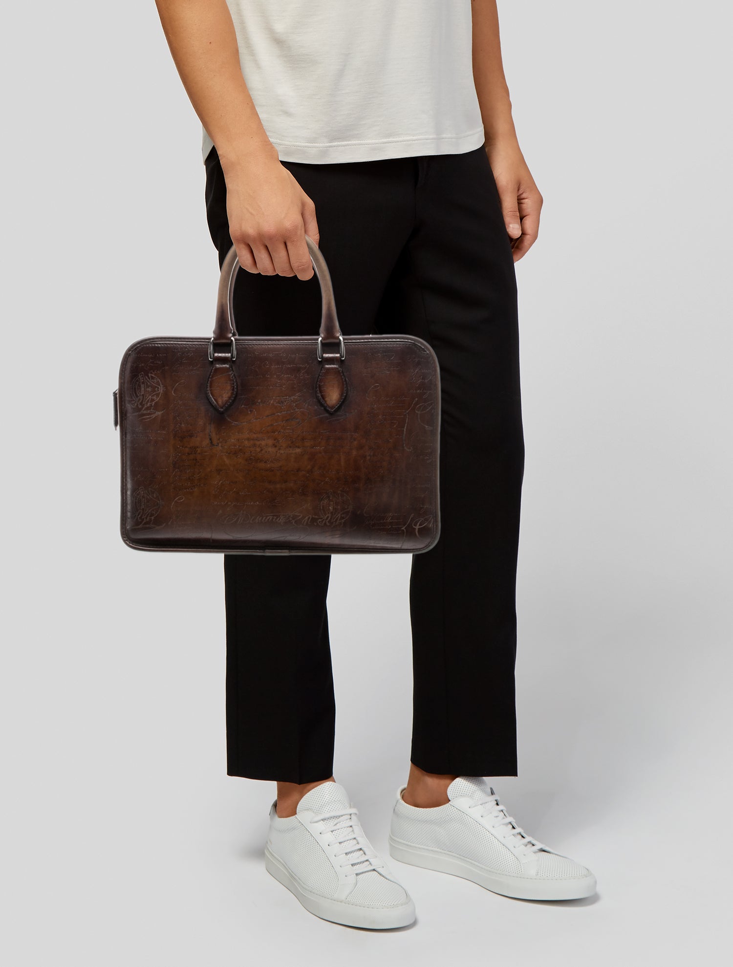Berluti Leather Briefcase