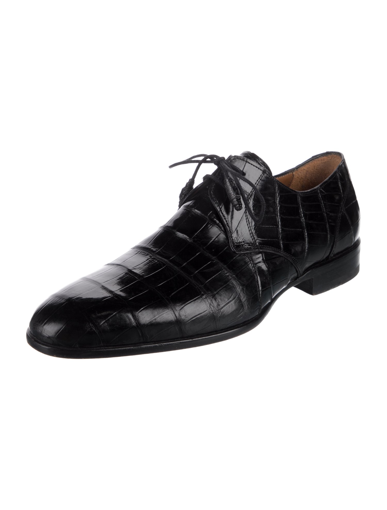 Berluti Embossed Leather Derby Shoes