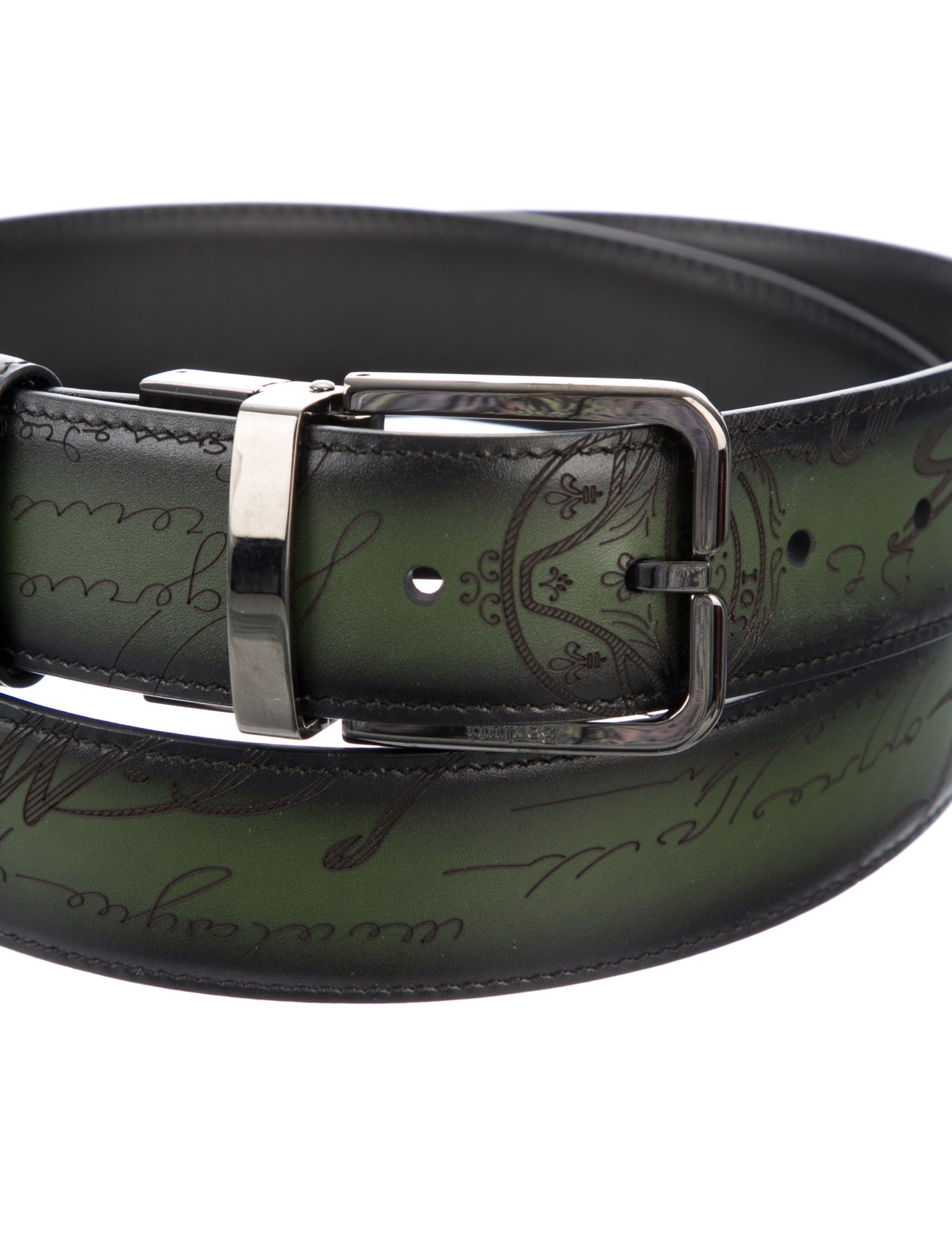 Berluti Leather Waist Belt