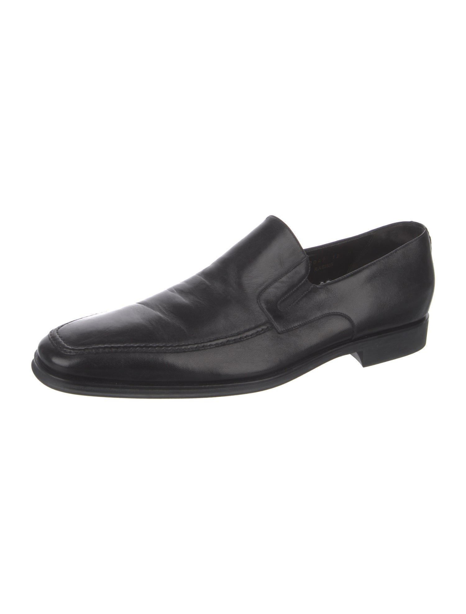 Prada Sport Leather Dress Loafers Black Loafers, Shoes WPR122143