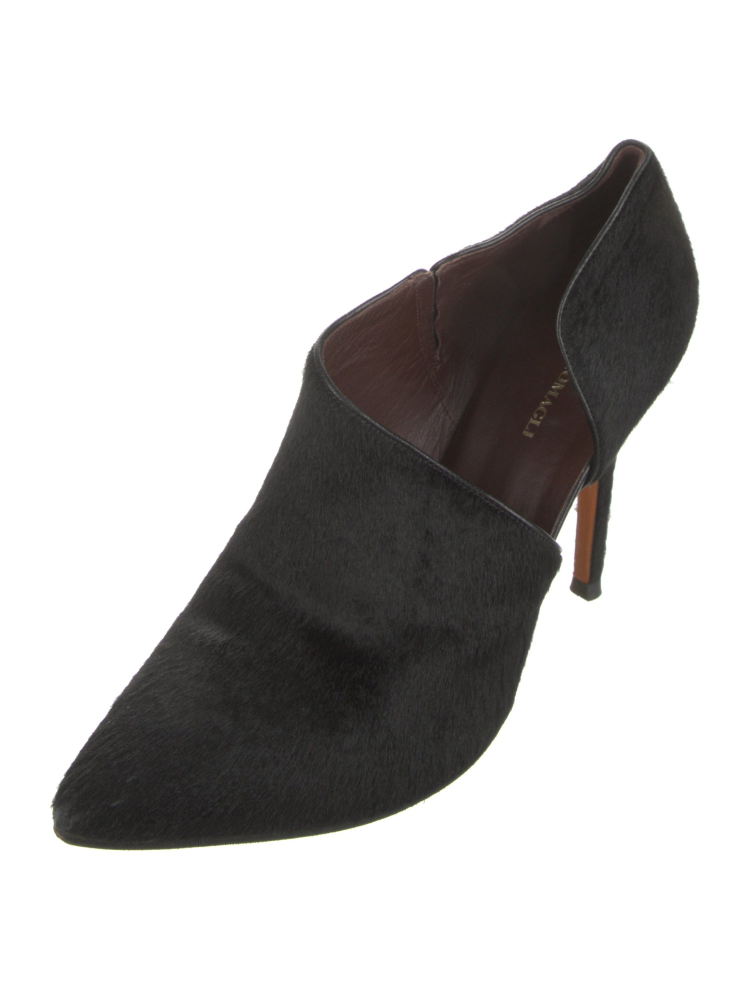 Bruno Magli Ponyhair Cutout Accent Boots