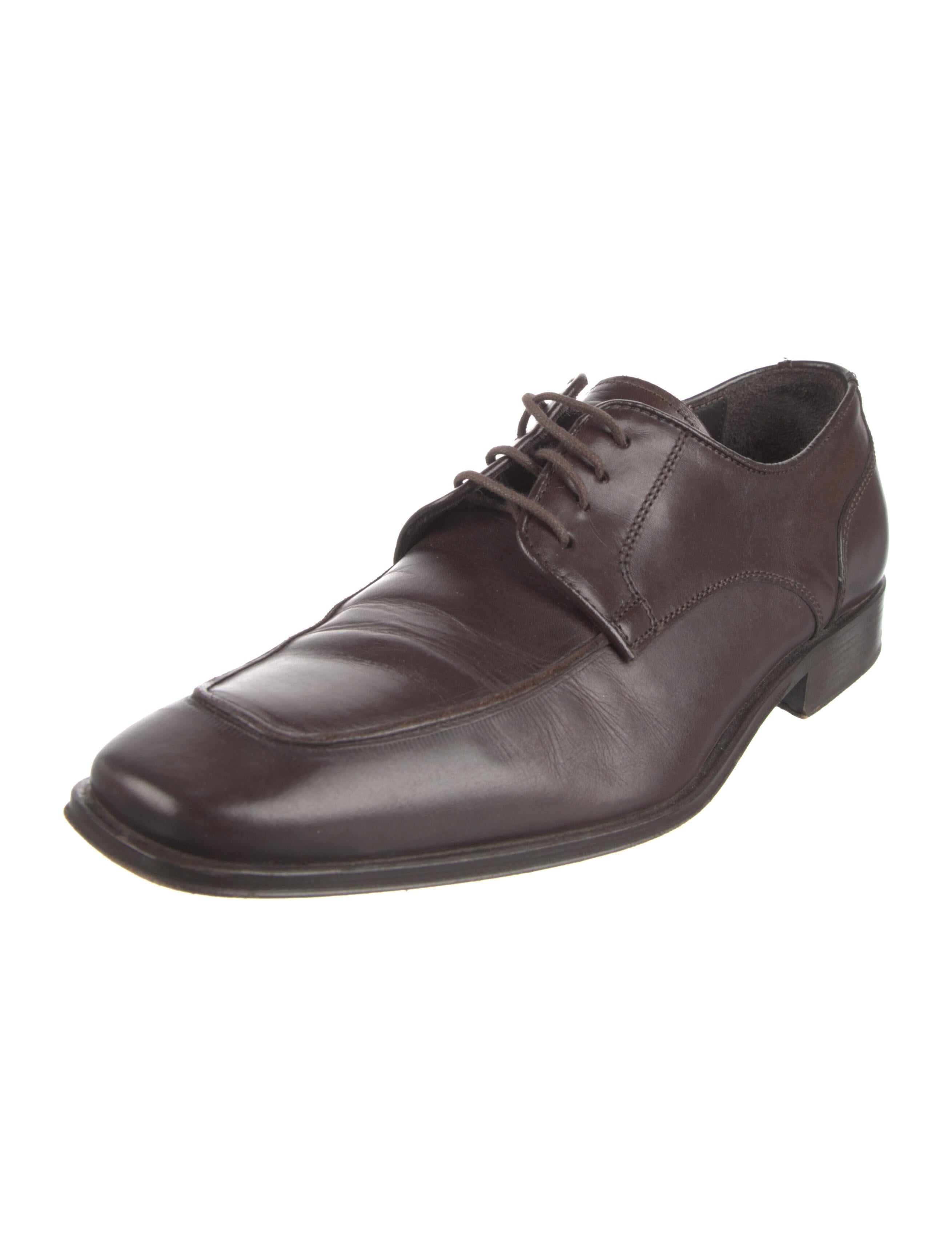 Bruno Magli Leather Derby Shoes