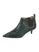 Bruno Magli Leather Animal Print Western Boots