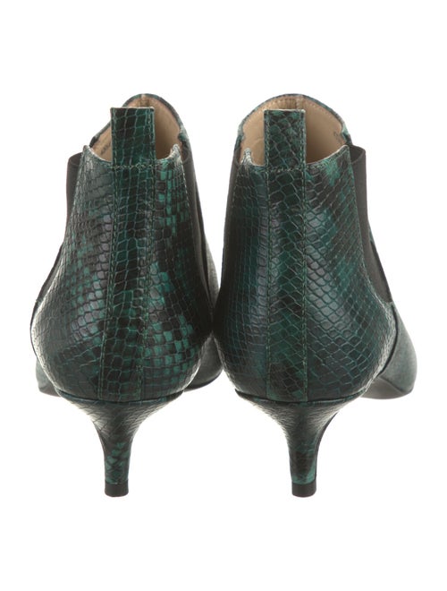 Bruno Magli Leather Animal Print Western Boots