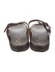 Bruno Magli Leather Slides