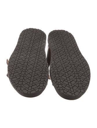 Bruno Magli Leather Slides