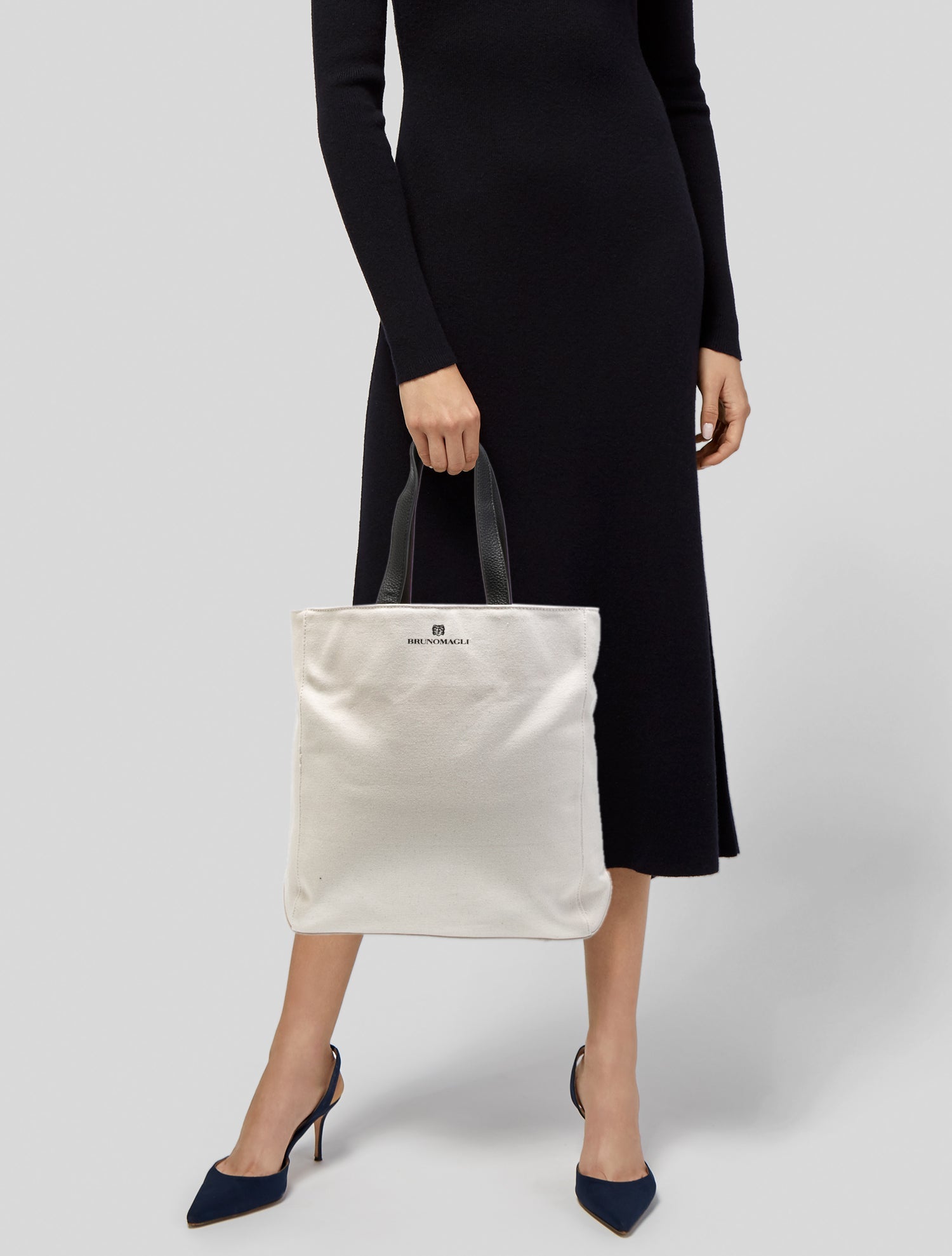 Bruno Magli Canvas Shoulder Bag w/ Tags