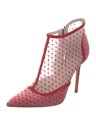 Bruno Magli Suede Mesh Accents Pumps