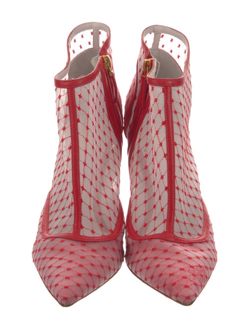 Bruno Magli Suede Mesh Accents Pumps