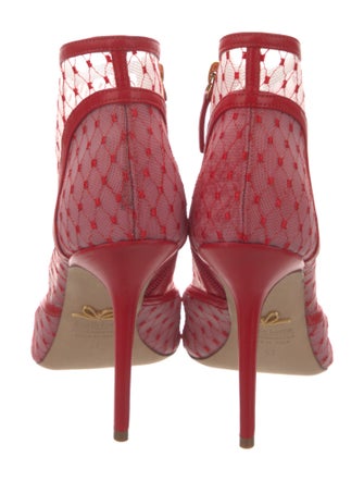 Bruno Magli Suede Mesh Accents Pumps