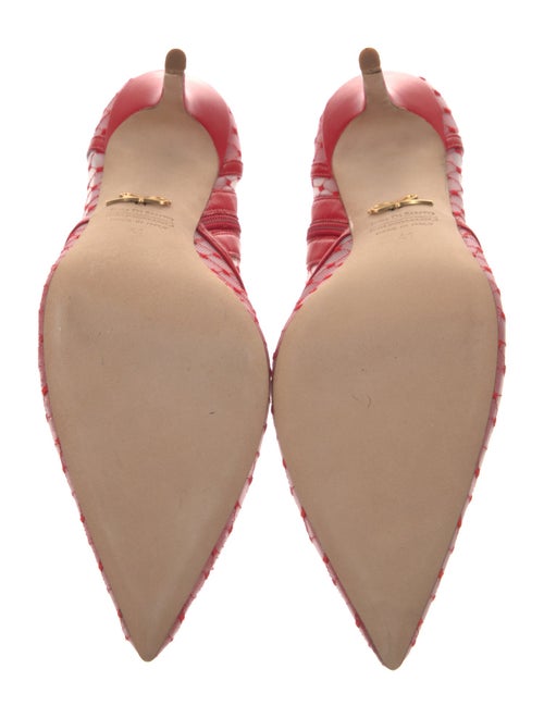 Bruno Magli Suede Mesh Accents Pumps