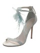 Bruno Magli Satin Mesh Accents Sandals