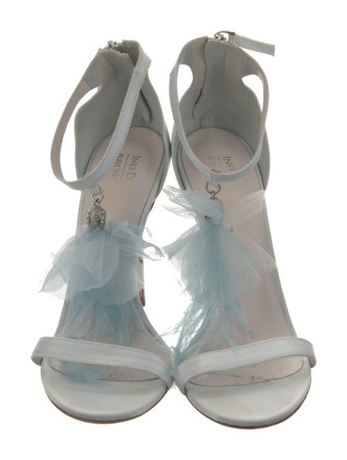 Bruno Magli Satin Mesh Accents Sandals