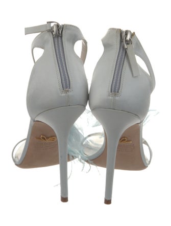 Bruno Magli Satin Mesh Accents Sandals