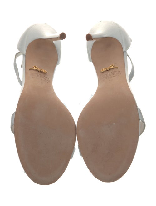 Bruno Magli Satin Mesh Accents Sandals