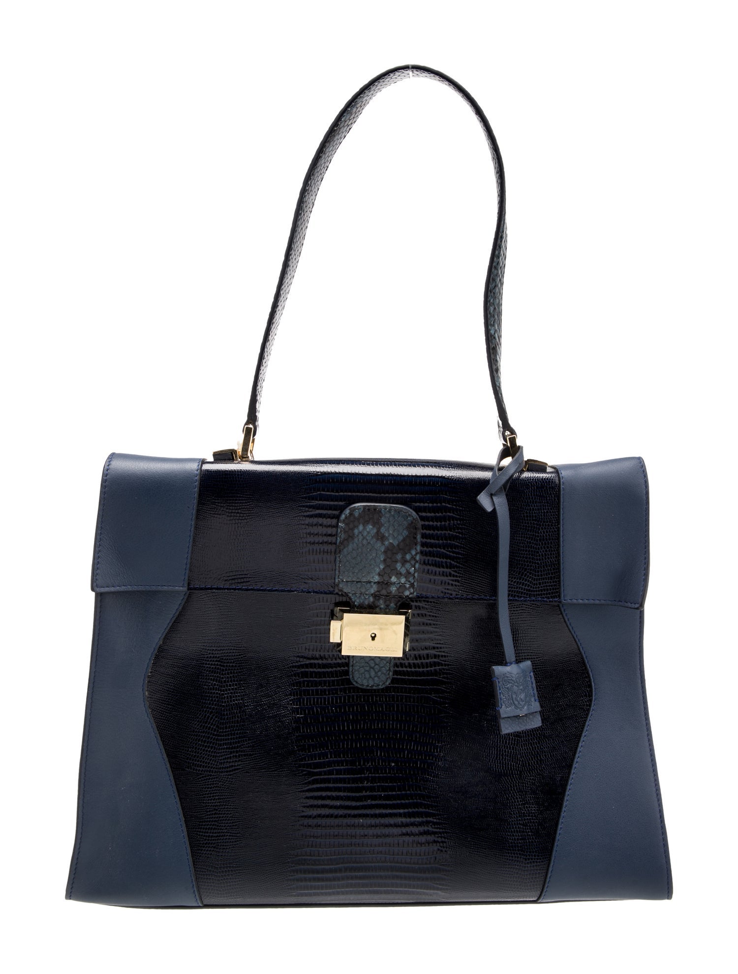 Bruno Magli Embossed Leather Shoulder Bag