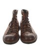 Bruno Magli Leather Lace-Up Boots