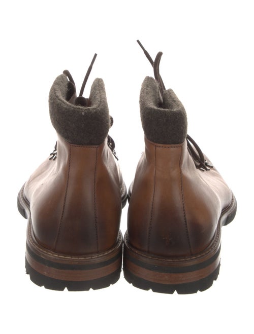 Bruno Magli Leather Lace-Up Boots