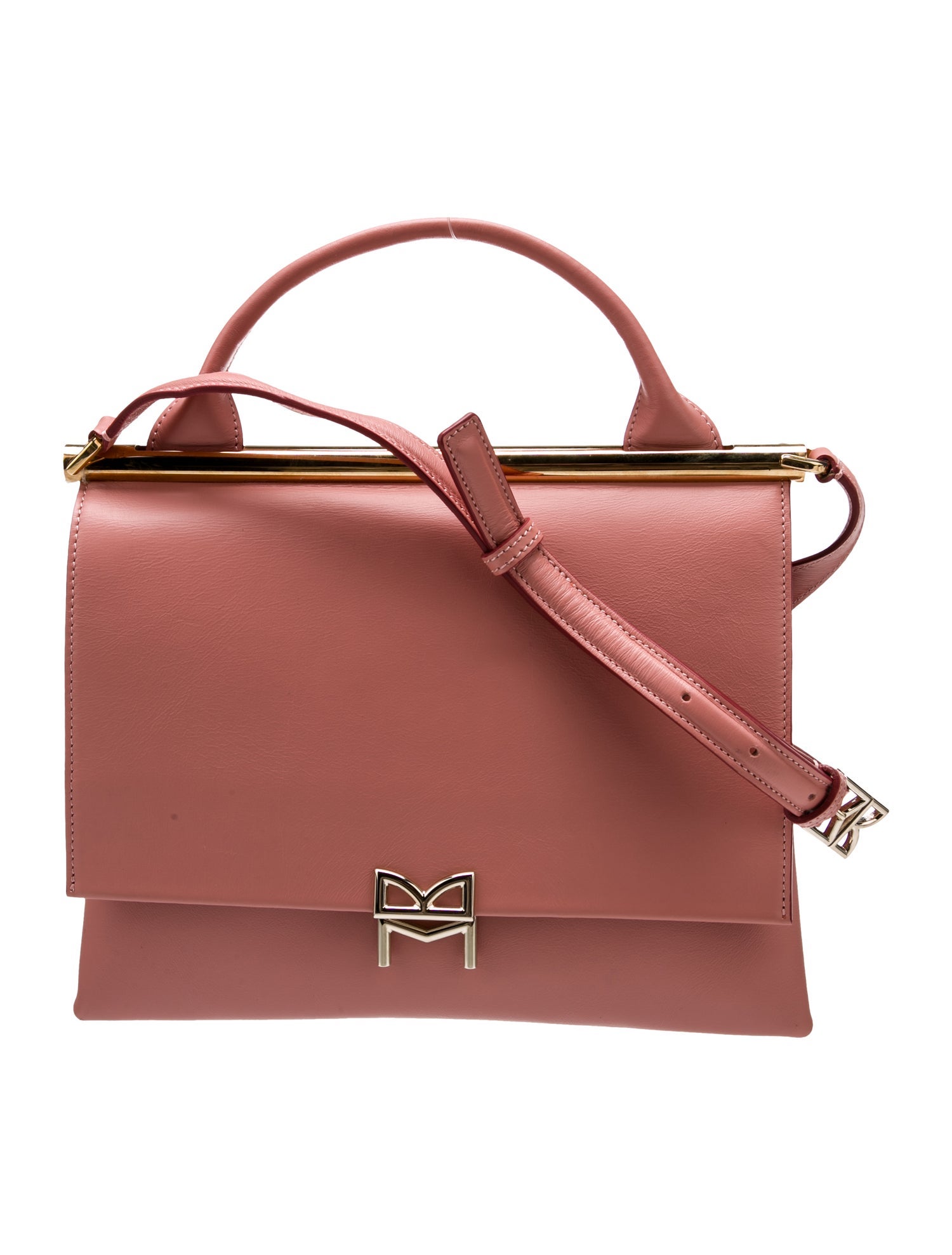Bruno Magli Leather Top Handle Bag