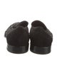 Bruno Magli Suede Crystal Embellishments Loafers