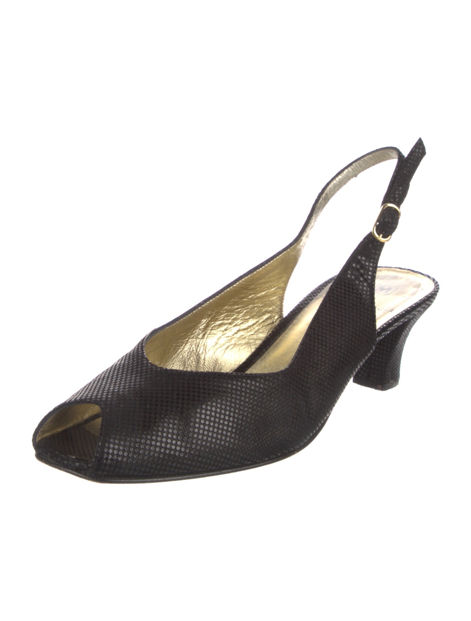 Bruno Magli Leather Slingback Pumps