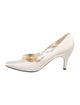 Bruno Magli Satin Bow Accents Pumps