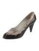 Bruno Magli Embossed Leather Animal Print Pumps