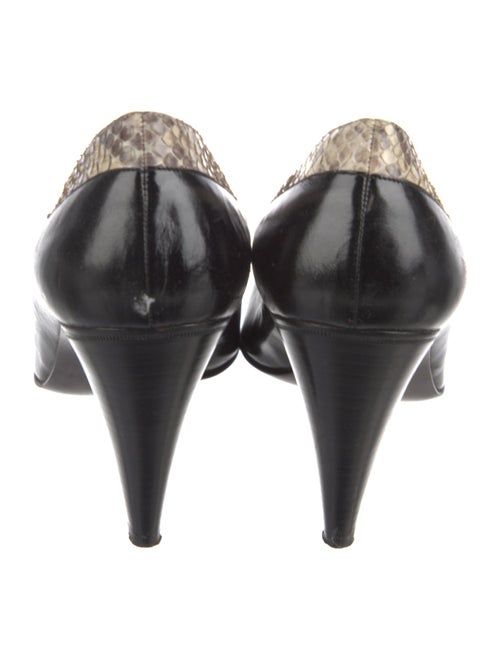 Bruno Magli Embossed Leather Animal Print Pumps