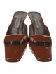 Bruno Magli Patent Leather Slides