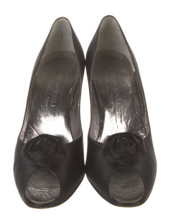 Bruno Magli Satin D'Orsay Pumps