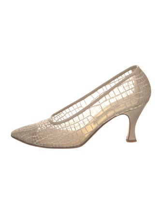 Bruno Magli Mesh Mesh Accents Pumps