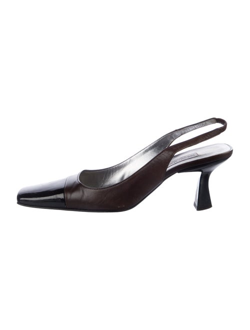 Bruno Magli Leather Slingback Pumps