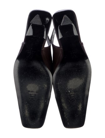 Bruno Magli Leather Slingback Pumps