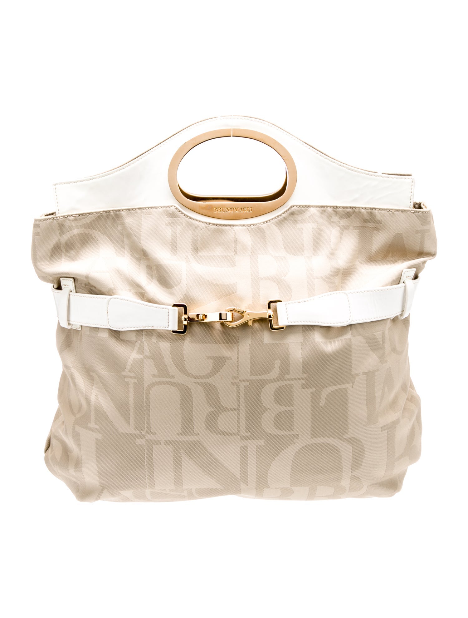 Bruno Magli Canvas Top Handle Bag