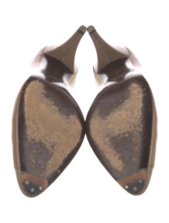 Bruno Magli Leather D'Orsay Pumps