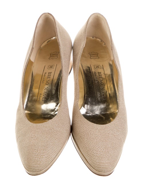 Bruno Magli Suede Animal Print Flats