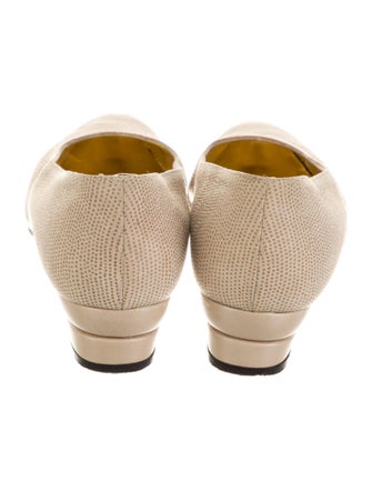 Bruno Magli Suede Animal Print Flats