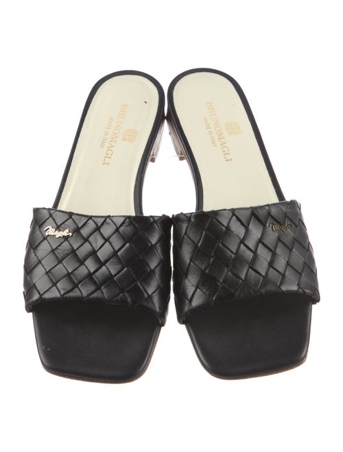 Bruno Magli Leather Slides