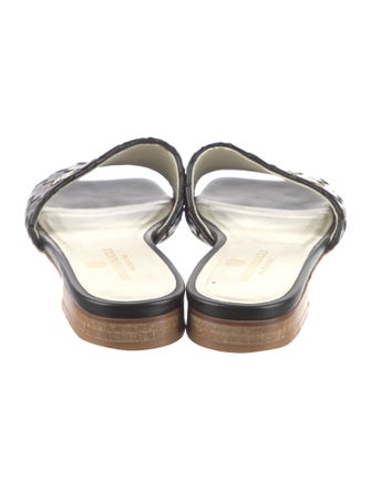 Bruno Magli Leather Slides