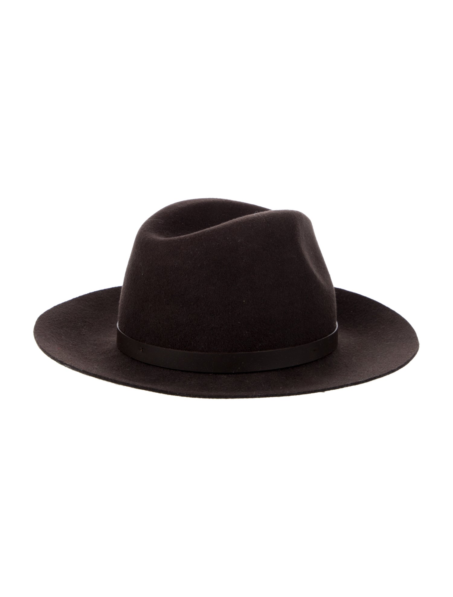 Bruno Magli wool wide brim hat