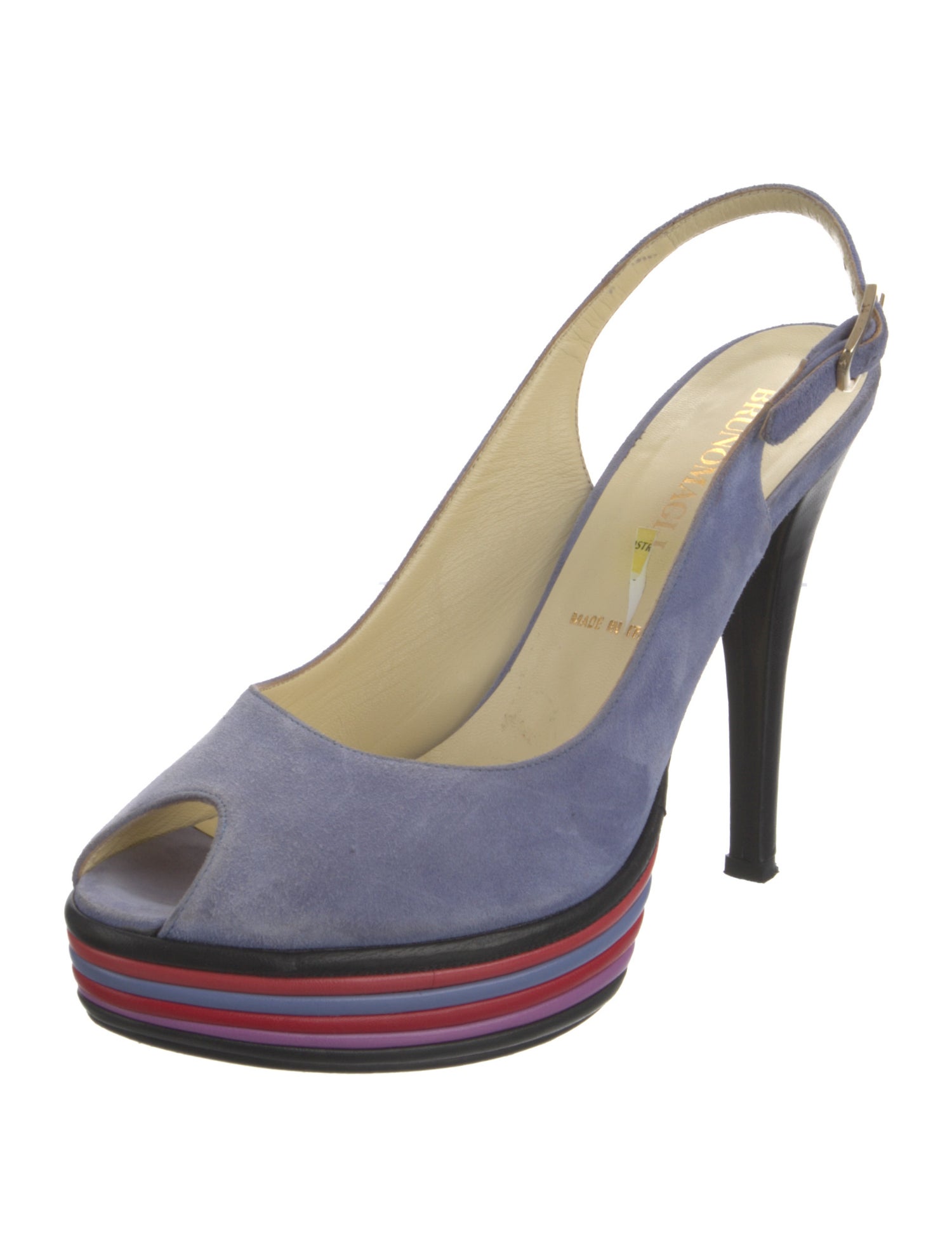 Bruno Magli Suede Slingback Pumps
