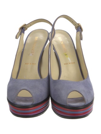 Bruno Magli Suede Slingback Pumps