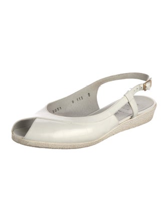 Bruno Magli Leather Slingback Flats