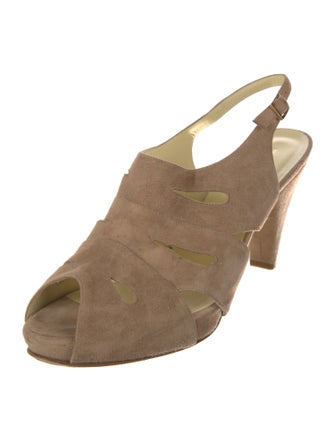Bruno Magli Suede Slingback Pumps