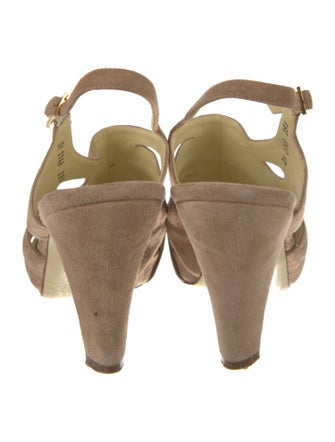 Bruno Magli Suede Slingback Pumps