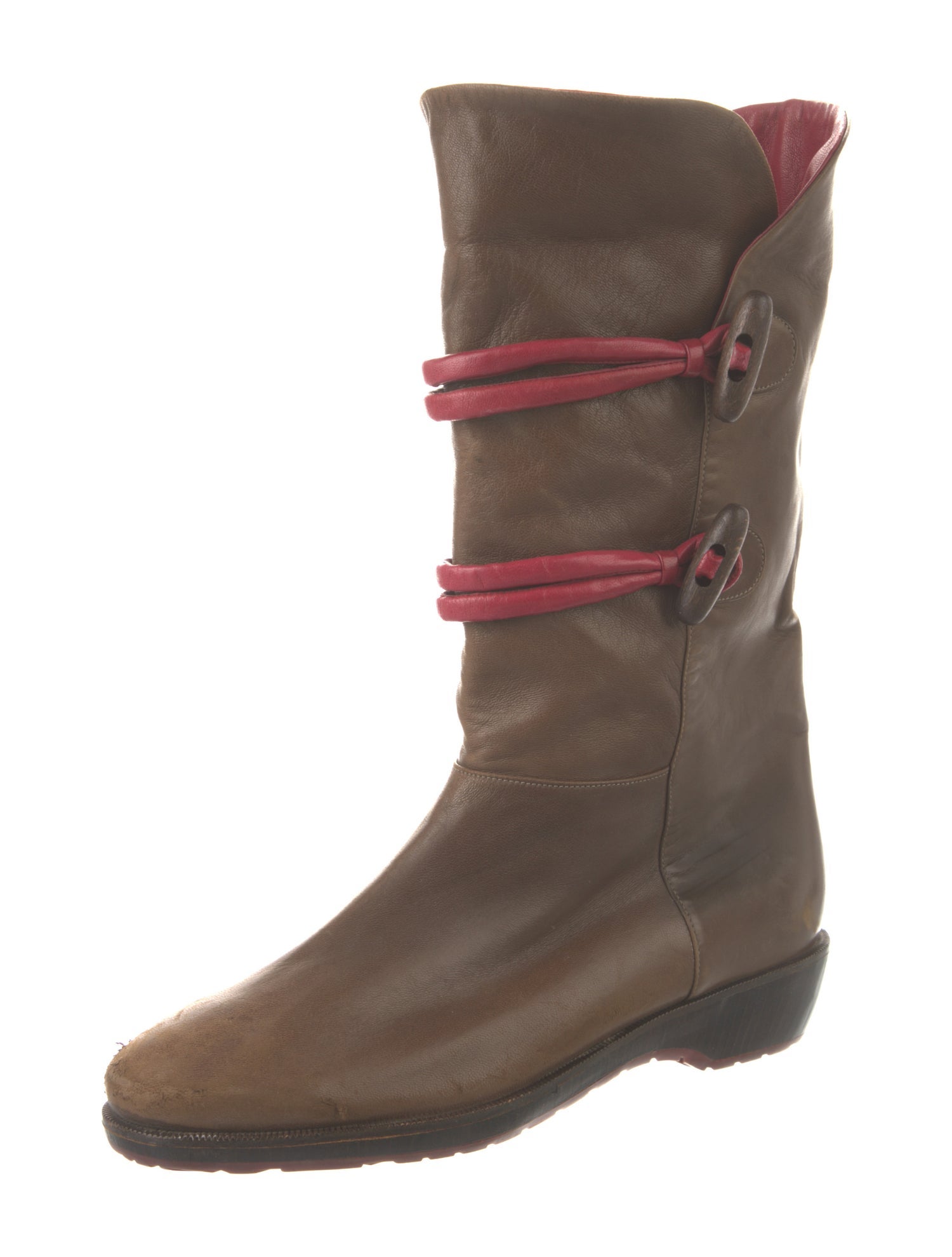 Bruno Magli Leather Western Boots