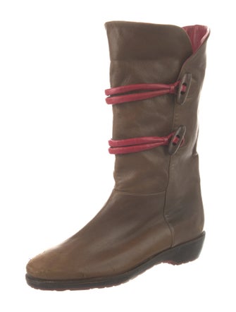 Bruno Magli Leather Western Boots