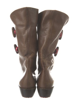 Bruno Magli Leather Western Boots